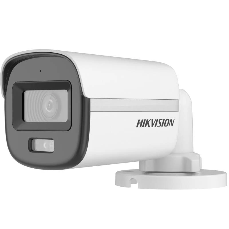 Camera Hikvision 5mp Colour Vu (silver) Mic Ds-2ce10kf0t-lpfs 3.6mm 20m
